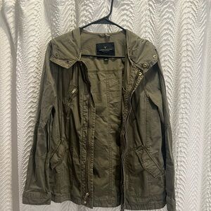 American Eagle Olive Green Jacket